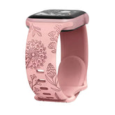 Curea Ceas Apple Watch Silicon Dandelion Pink Sand Anca's Store